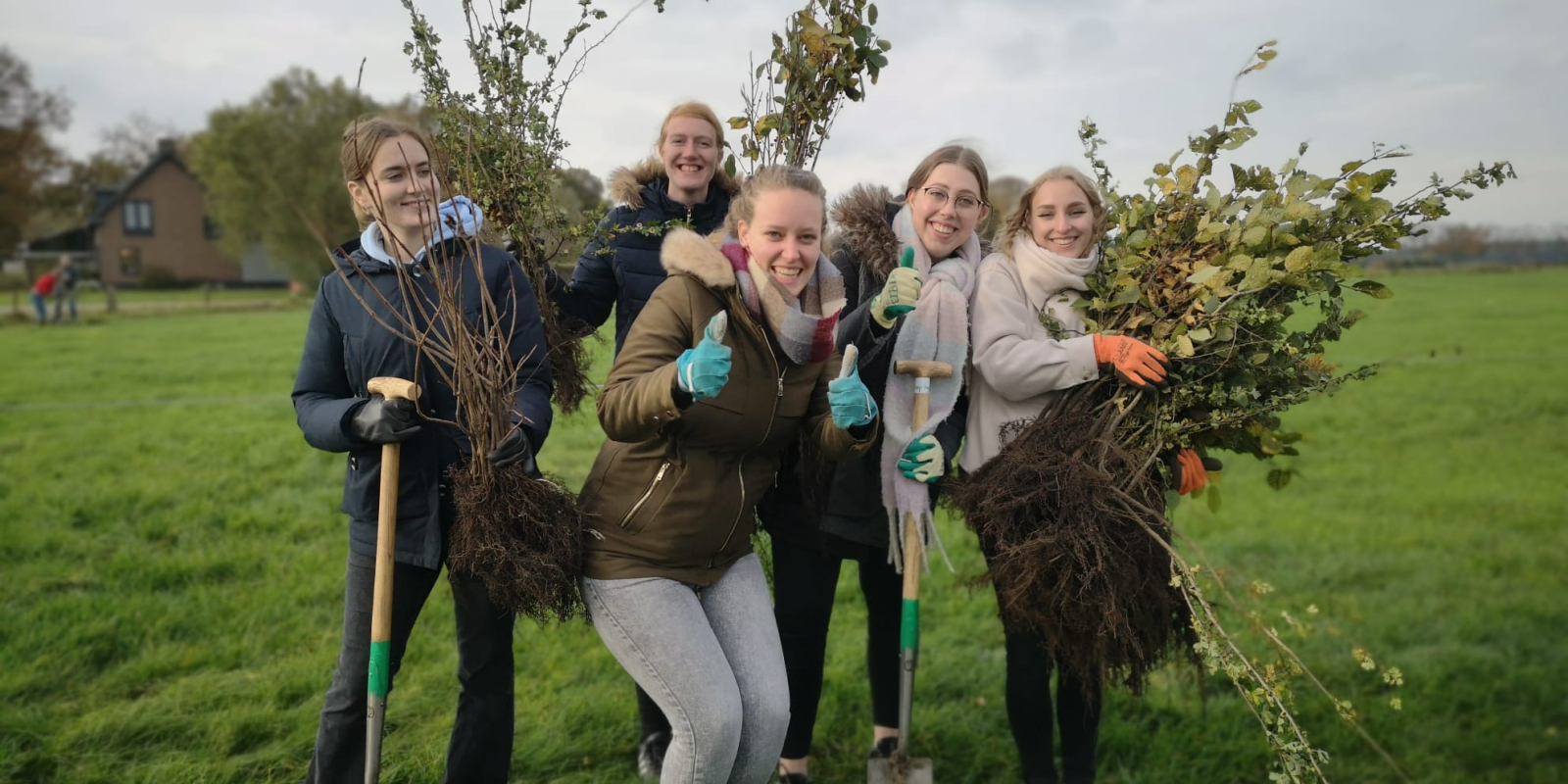 2021 Saxion planten in Wesepe