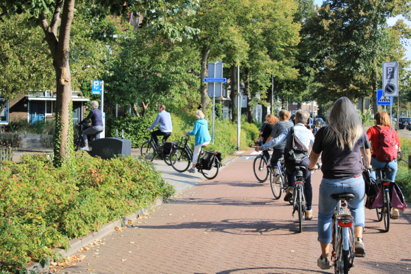 Buurtinitiatieven stralend middenpunt van fietsexpeditie Assendorp