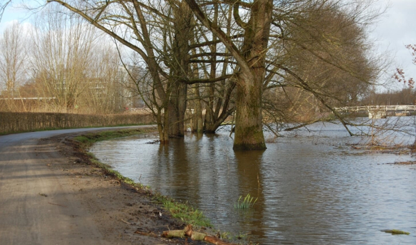 Hoog water in Zwolle