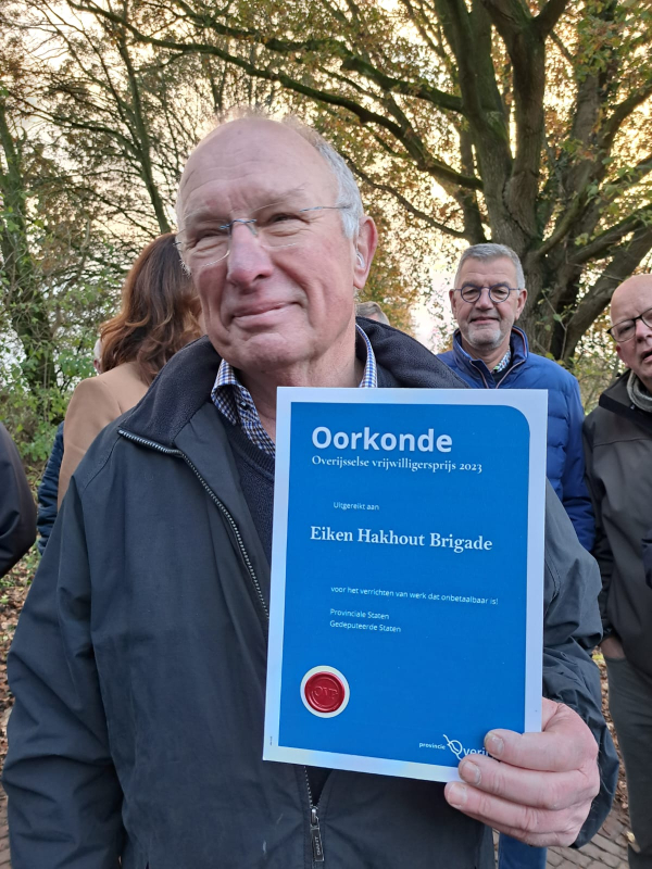 Groene vrijwilligers in het zonnetje gezet