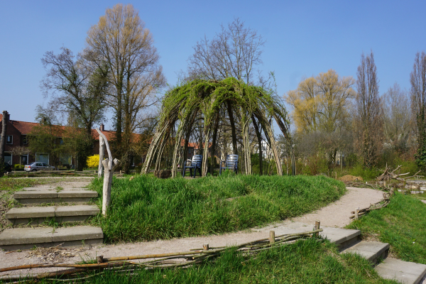 Vogellanden Beleeftuin Prieel van wilgentenen