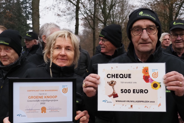 De vrijwilligersprijs voor organisaties