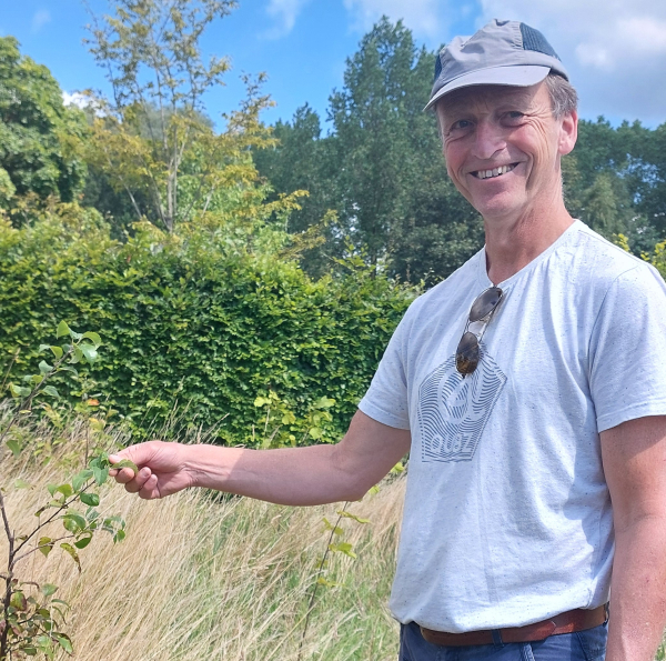 Jeroen Kleinsmann: "We kunnen nog veel vrijwilligers gebruiken voor de aanplant en het onderhoud van het voedselbos."