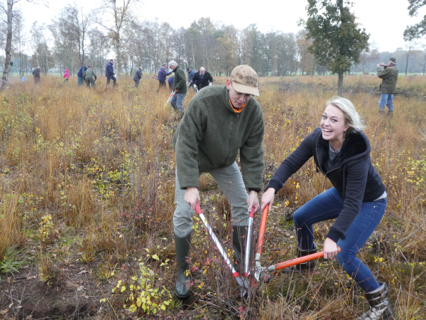 met plezier in de natuur