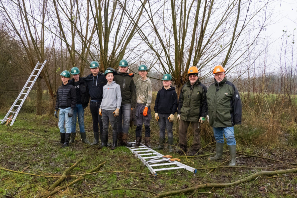 Vrijwilligers actief bij groen praktijkonderwijs