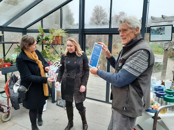 Oorkonde voor Beleeftuin 'Buiten Zinnig"