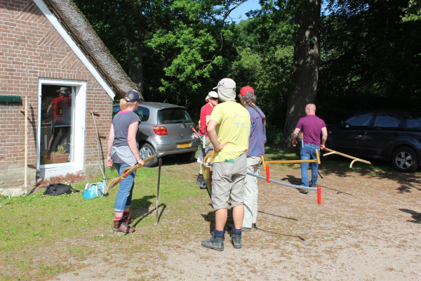 Het lopen met de zeis