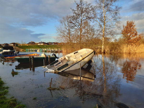 Hoog water in Zwolle